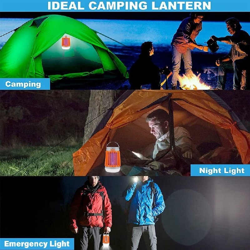 Fuze Bug Lantern Bug Zapper Indoor Outdoor Mosquito Fly Killer with LED Lantern gallery
