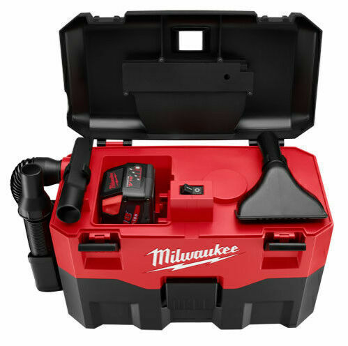 Milwaukee M18 18 Volt 2 Gallon Cordless Wet/Dry Vacuum, 0880-20