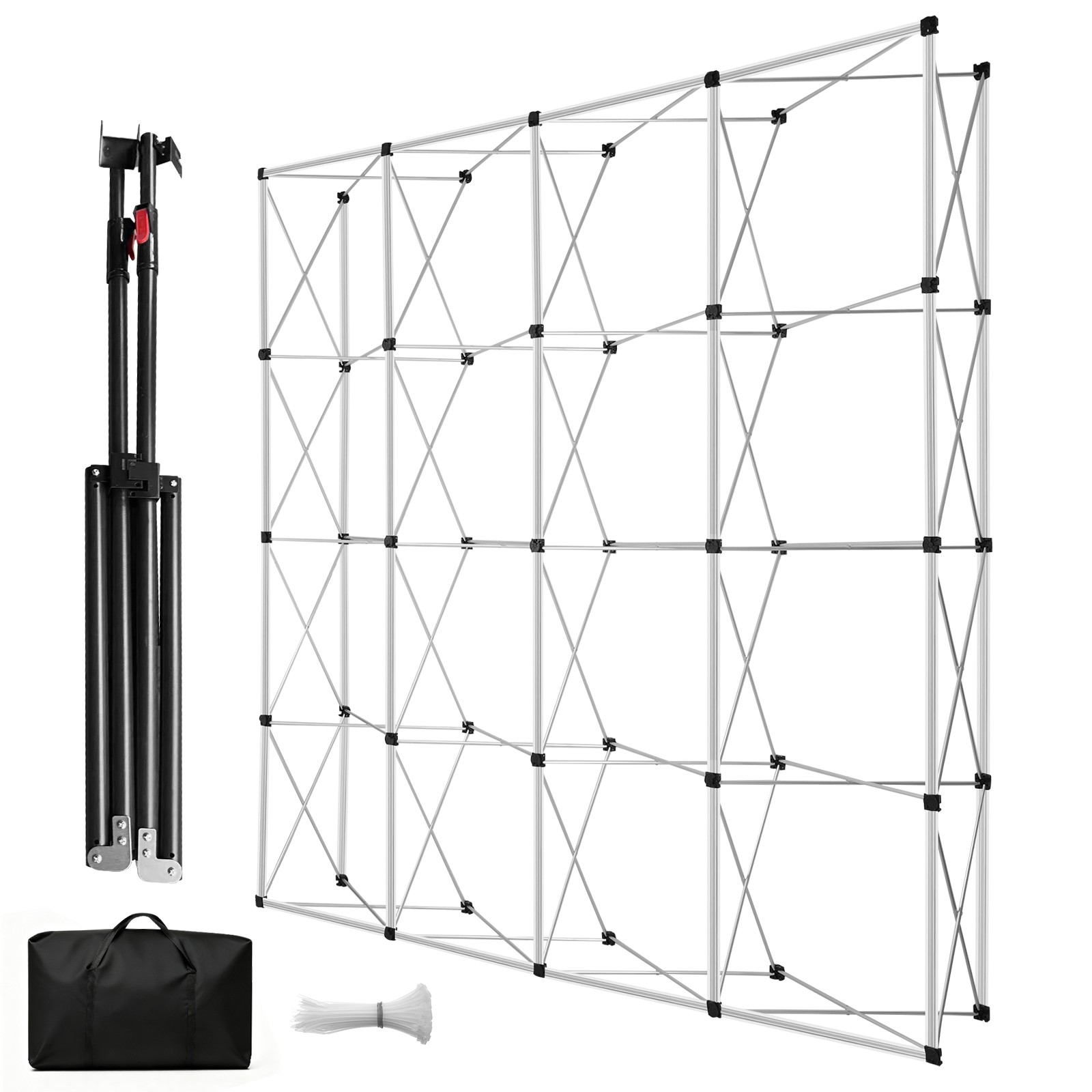 10x10 FT Portable P op Up Display Stand Tension Fabric Backdrop Booth Frame gallery