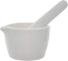 Porcelain Mortar & Pestle Set, 1.7oz (50ml) - Heavy Duty - Unglazed Grinding gallery