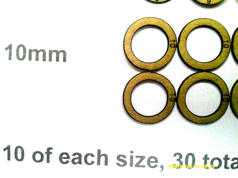 30pcs Float Bowl Nut Jet Gaskets for Briggs, Honda, Tecumseh (5/16") 8,9,10MM gallery
