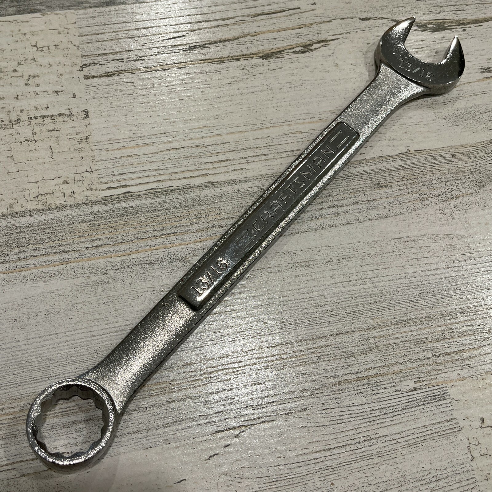 NOS Craftsman 12 Point Combination Wrench -VA- 44702 ~ 13/16" - USA - gallery