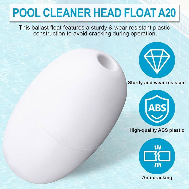 A20 Pool Cleaner Head Float Replace For Polaris Cleaners 280/360/380 Black Max gallery