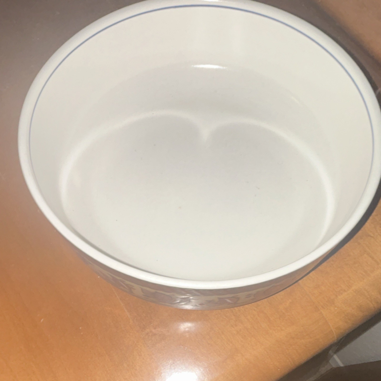 Mikasa Intaglio Arabella CAC01 Round Ceramic Bowl Floral White/Blue Beige gallery