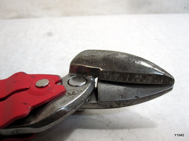 Lenox Offset Snip: Left, 9 1/2 In. Overall Length, Steel, LXHT14346 gallery
