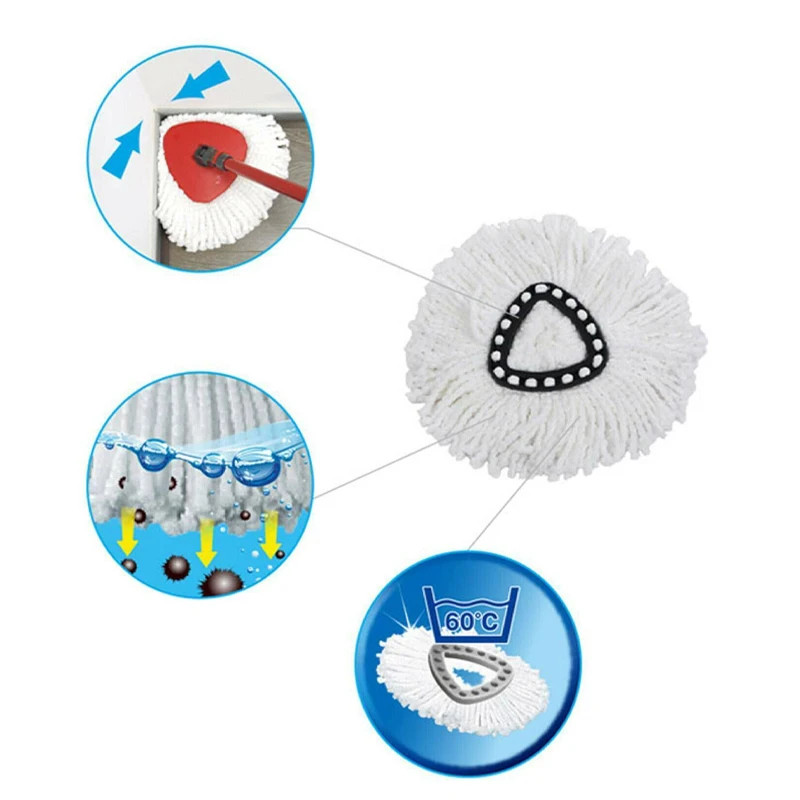 Mop for Vileda Wring Mopping Replacement Clean Microfibre Mop Refill Head Househ gallery