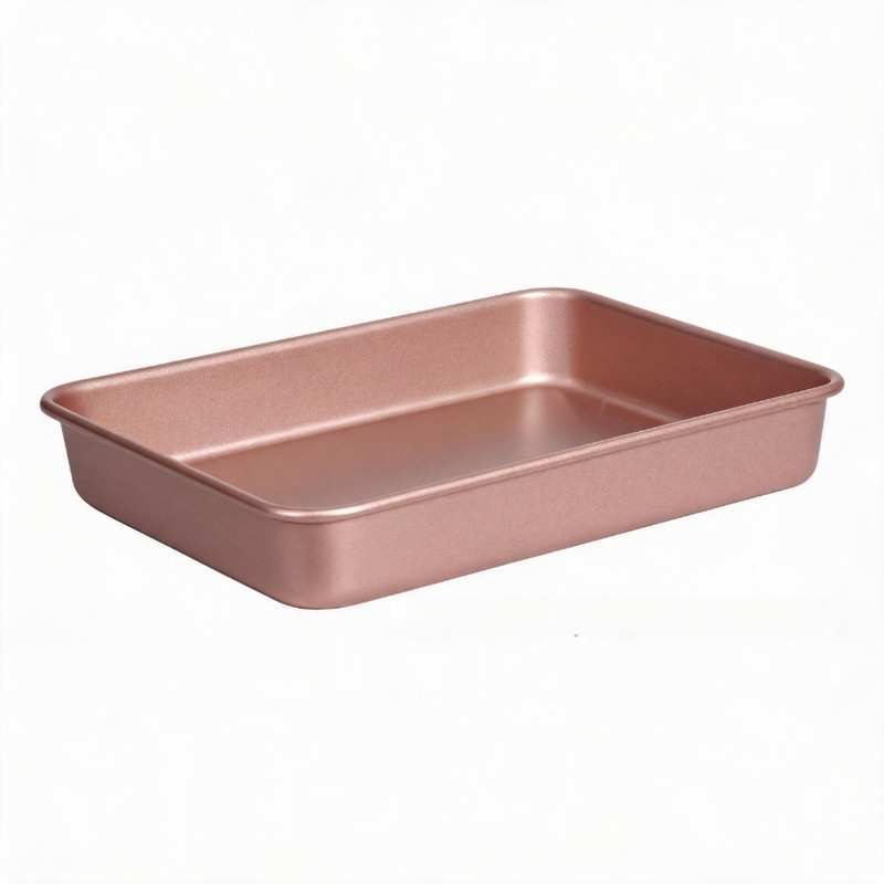 Carbon Steel Baking Tray Rectangular Easy Release Oven Safe 27.5x23x4.8cm gallery