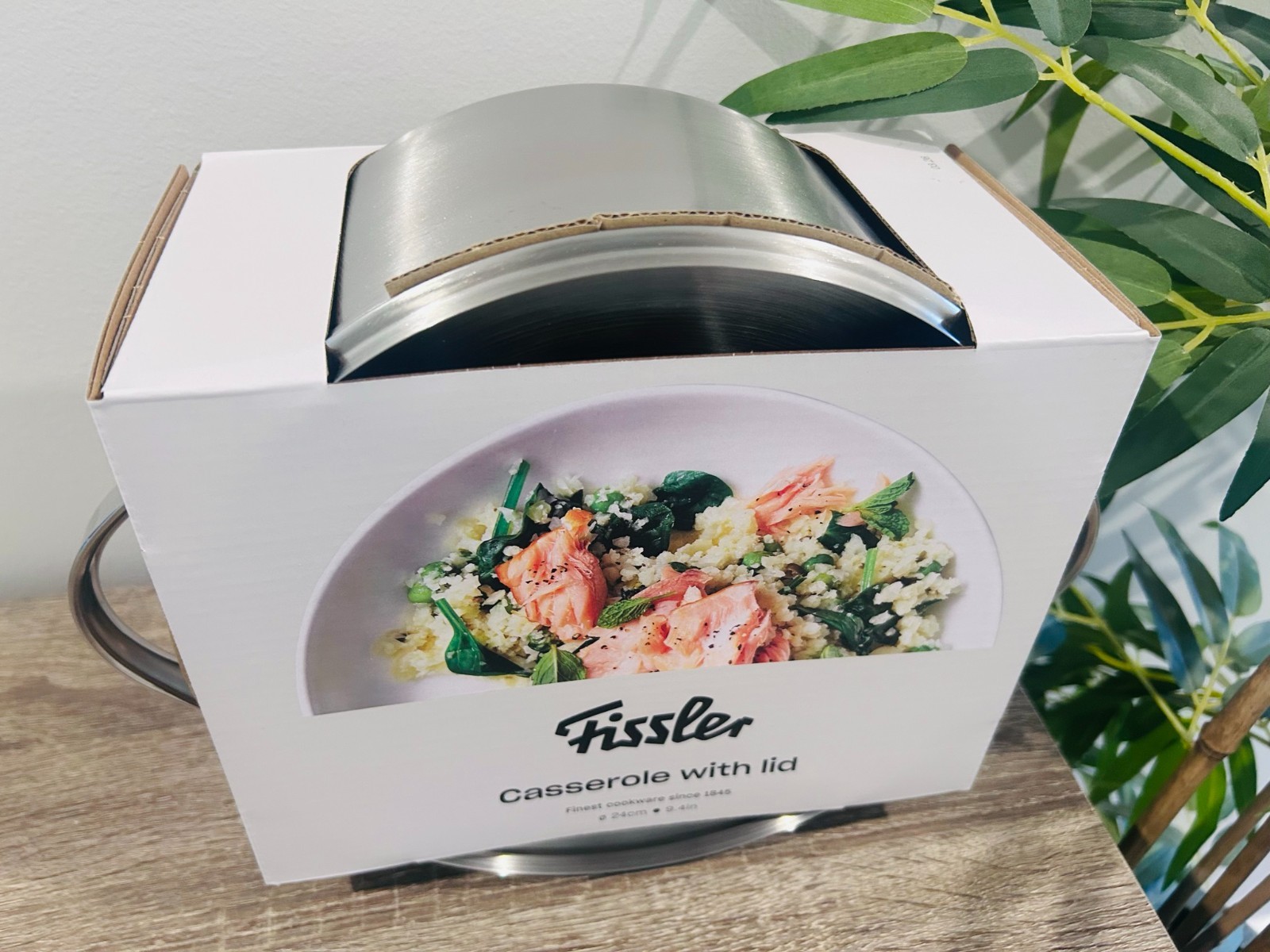 Fissler Premium Cookware Range - Casserole With Lid 24cm 9.4in STAINLESS STEEL gallery