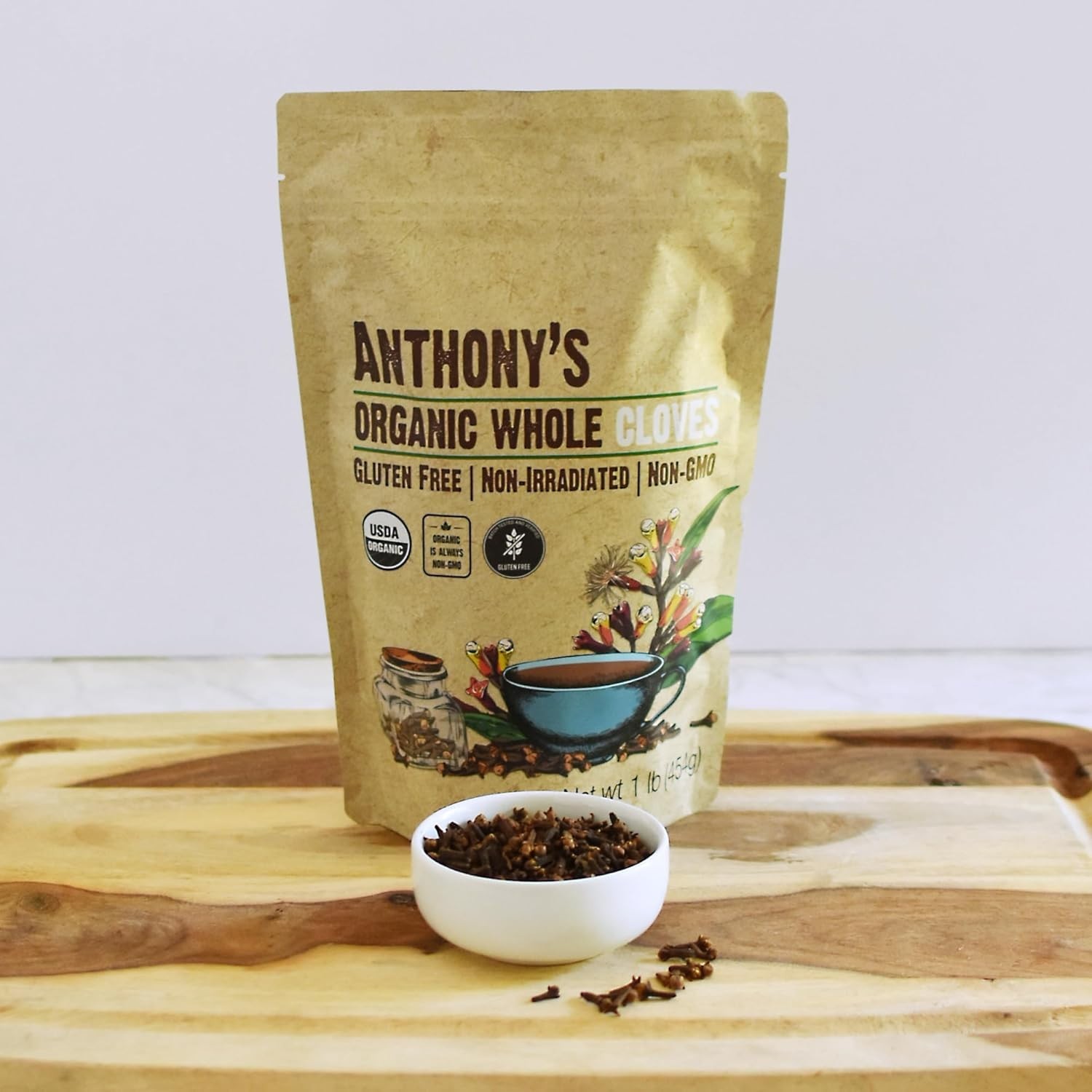 1 lb Hand-Picked Organic Cloves - Non-Irradiated & Perfect for Spices and Teas gallery