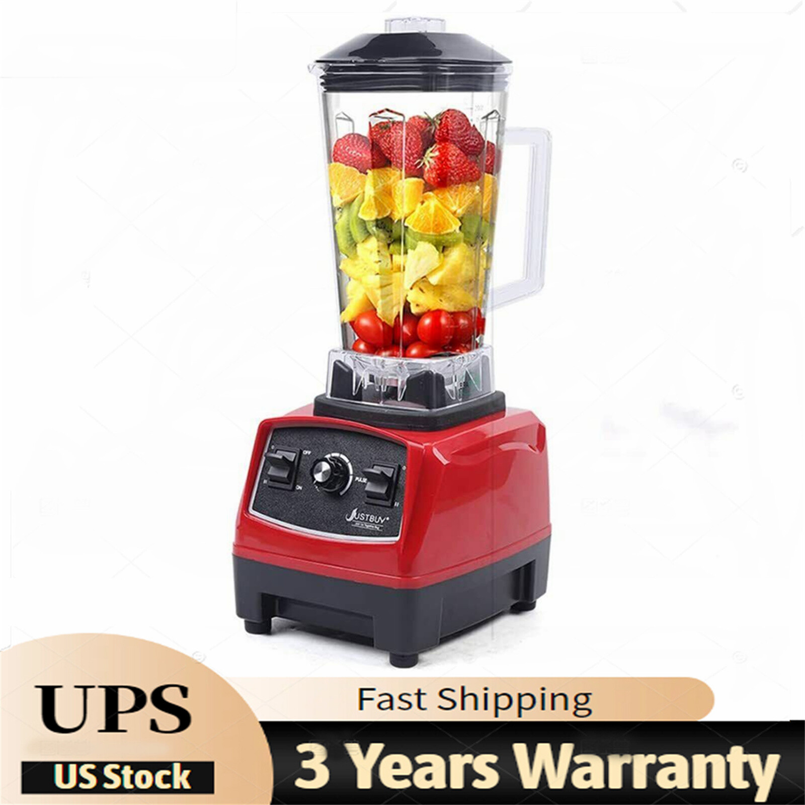 3HP 2L Professional Blender Heavy Duty Commercial Blender Mixer Juicer US gallery