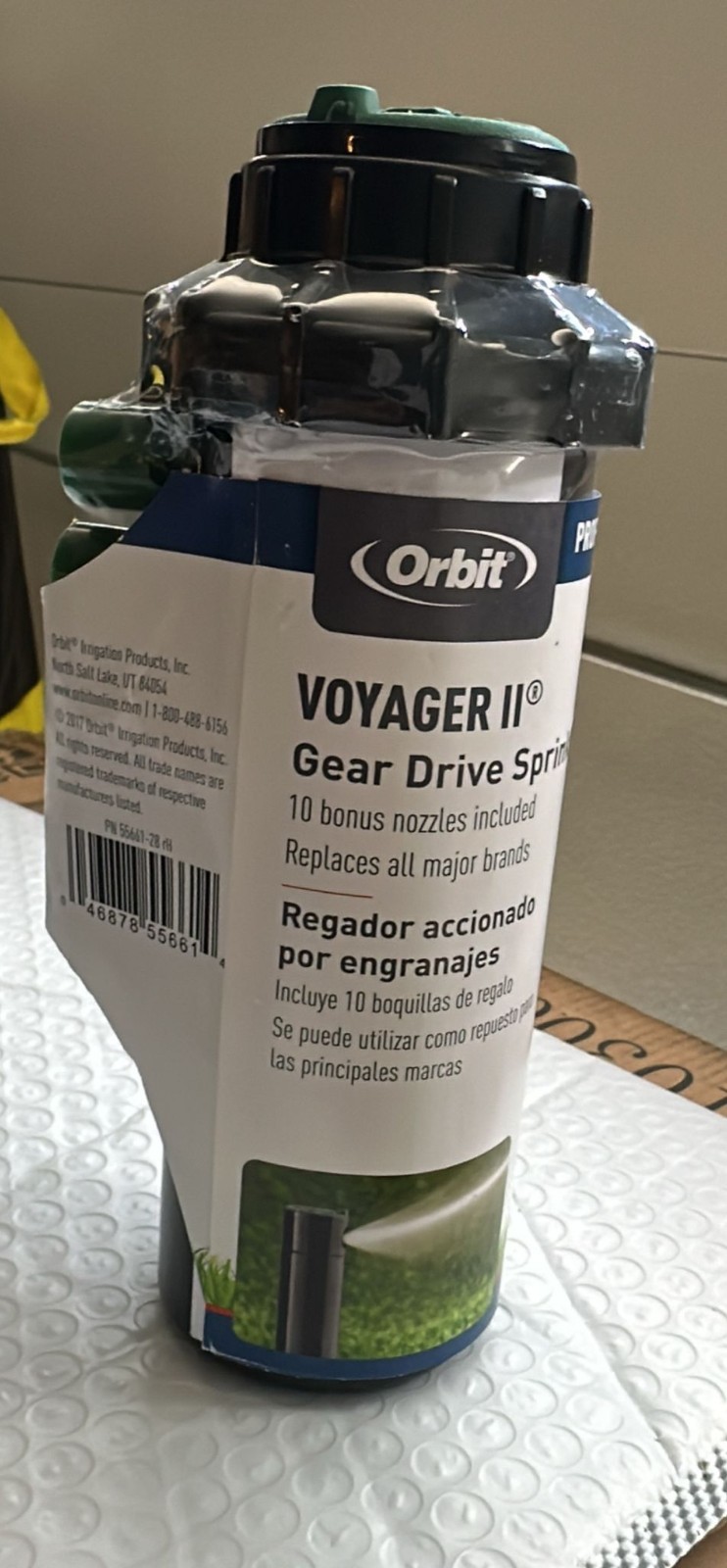Orbit 55661 Voyager II Adjustable Pop-Up Gear Drive Sprinkler Head gallery