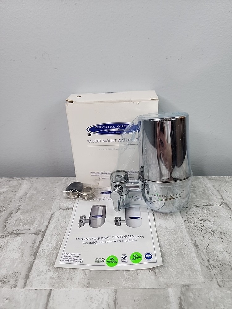 Crystal Quest Faucet Mount Water Filter System (6 Stages Advanced Filtration)
