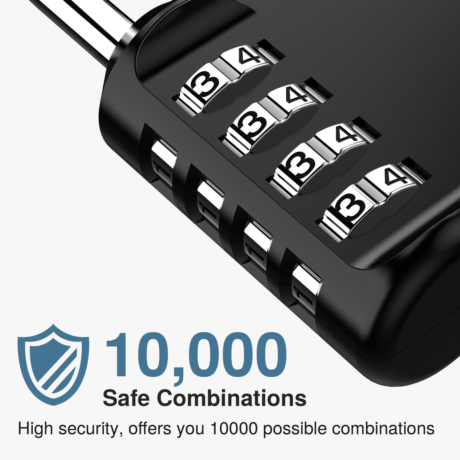 Puroma 2 Pack Combination Lock 4 Digit Padlock for School Gym Locker Sports gallery