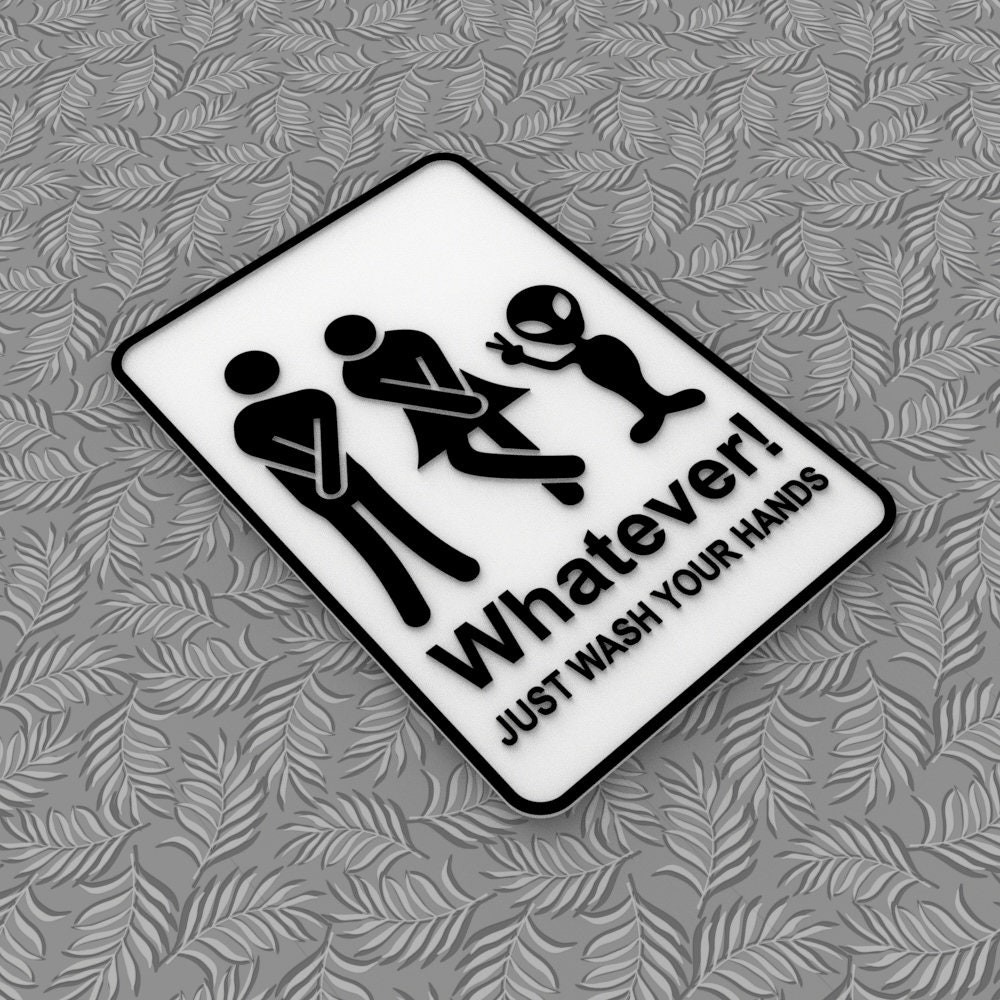 Funny Sign | Whatever! Just Wash Your Hair gallery