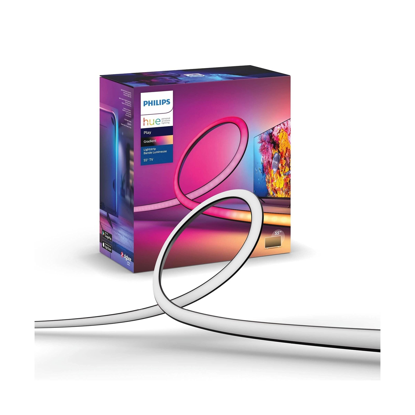 Philips Hue Play Gradient 55" Smart TV Light Strip - Flowing Multic... Fast Ship gallery