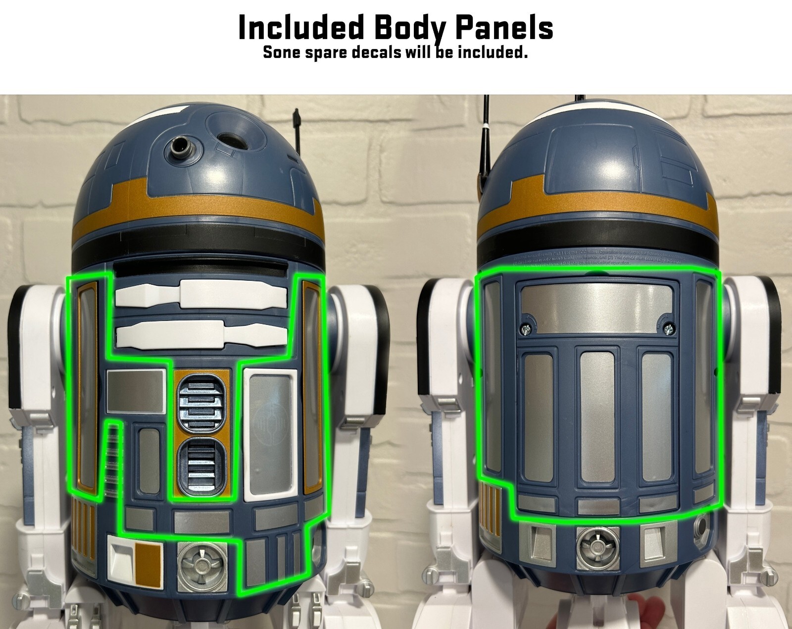 Stickers for Droids- Droid Depot style R-Series Decals - Easy to Install Decals gallery