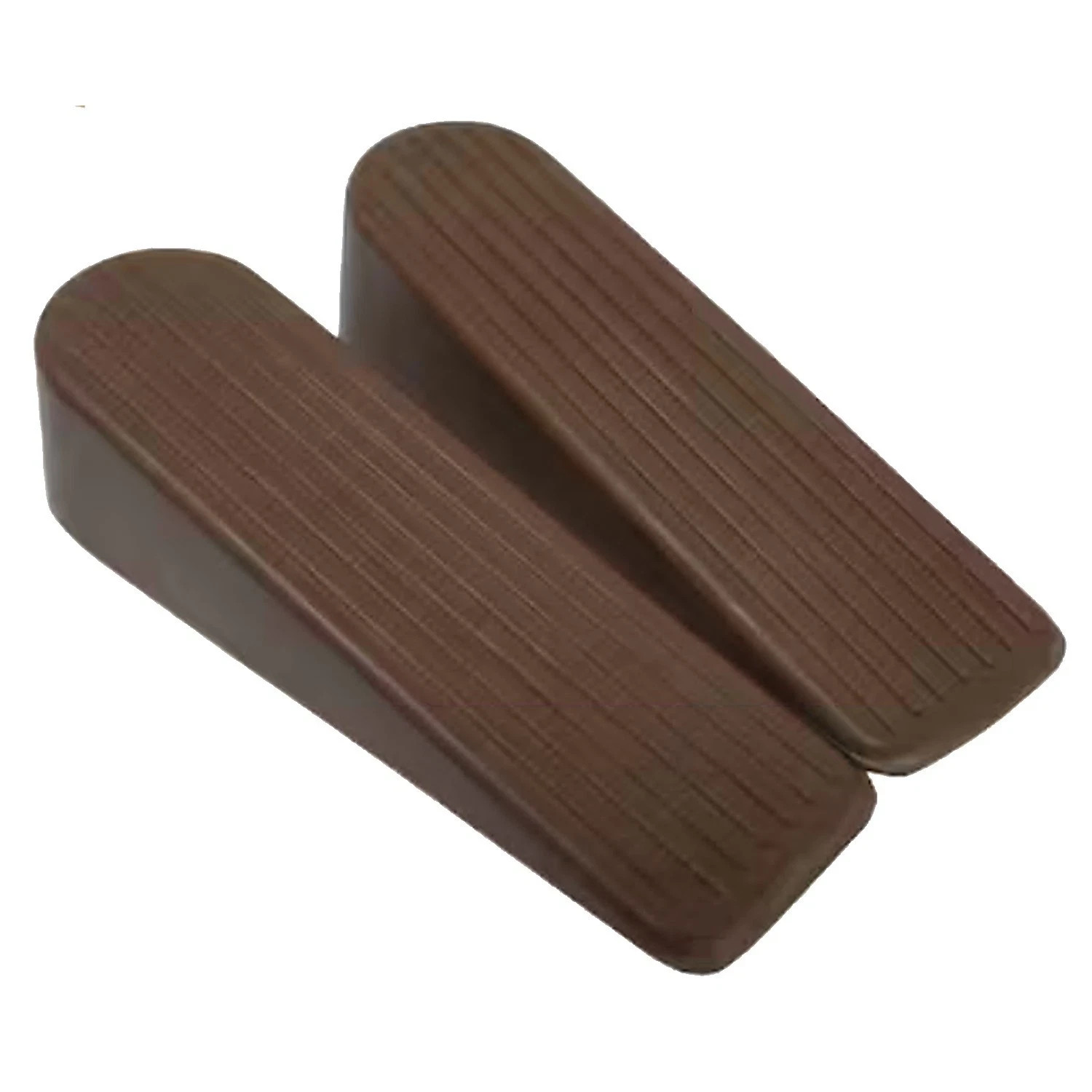 Brown Rubber Door Stops (2 per Pack) gallery