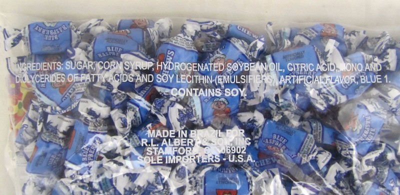 Albert's Blue Raspberry Chews 240 Count Classic Candy Bulk Candies Taffy Chewy gallery