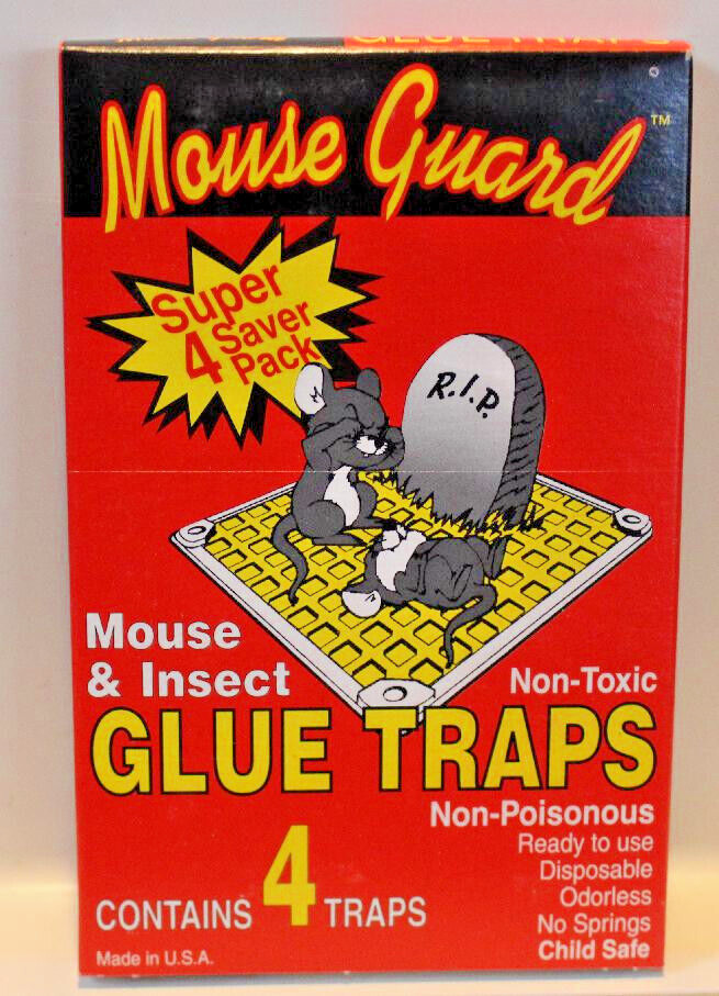 Mouse Guard & Insect Traps (4 ea.) Non-Toxic, Child Safe, Disposable,Odorless gallery