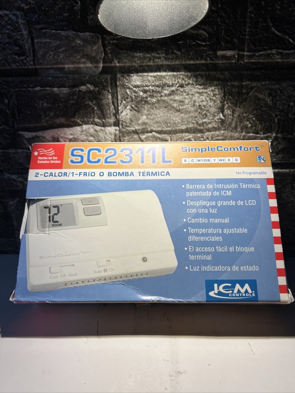 ICM Controls Simple Comfort Non-programmable Thermostat With Backlit Display gallery