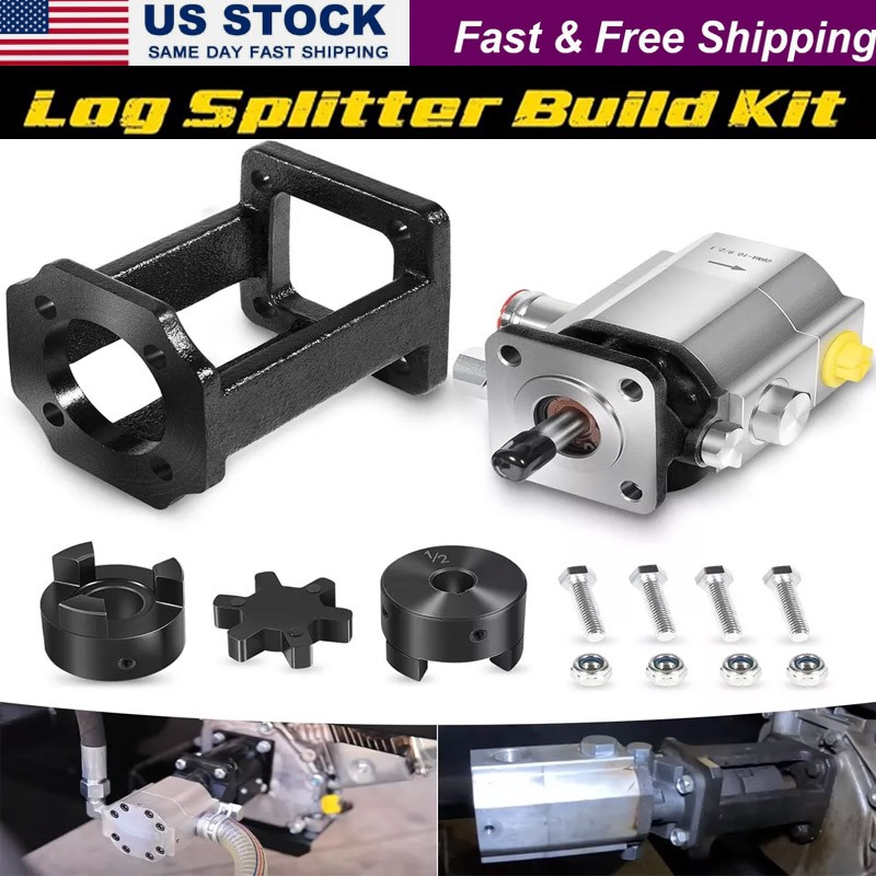 Log Splitter Build Kit 13 GPM Hydraulic Wood Splitter Pump 4000 PSI 2 Stage, etc gallery