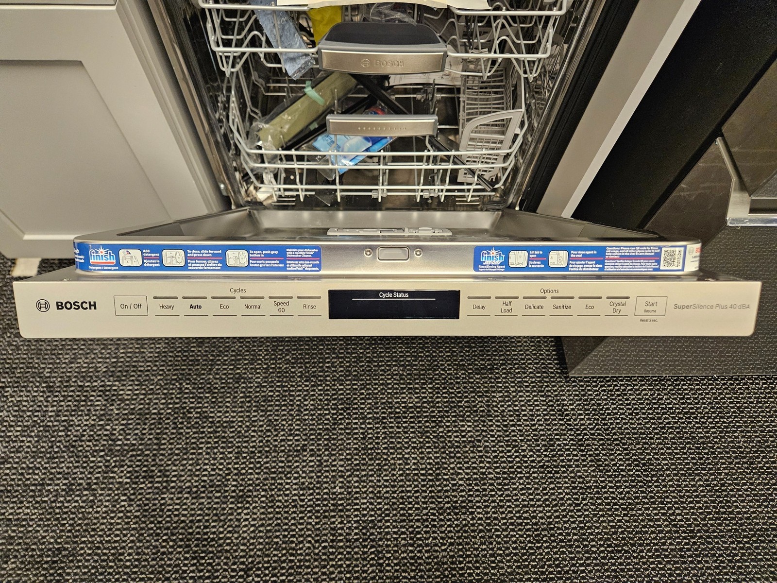 Bosch SHPM88Z75N 24" Stainless Dishwasher Open Box Scratch/Dent #132951 BP gallery