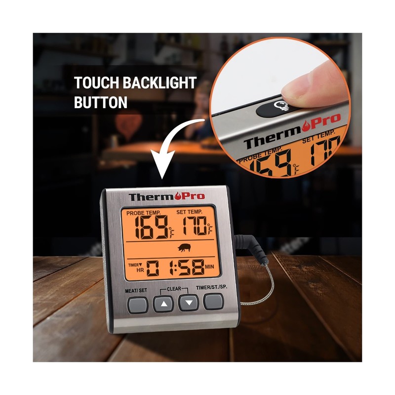 ThermoPro TP16S Digital Meat Thermometer for Cooking and Grilling, ... Fast Ship gallery