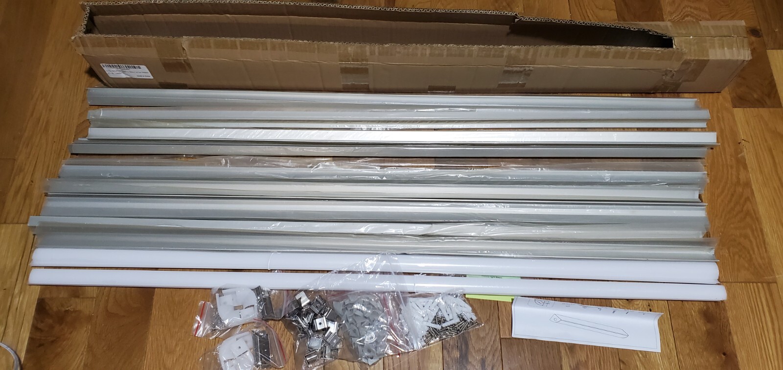 hunhun 20-Pack 3.3ft/1Meter V Shape LED Aluminum Channel System X001LEDDW91 gallery