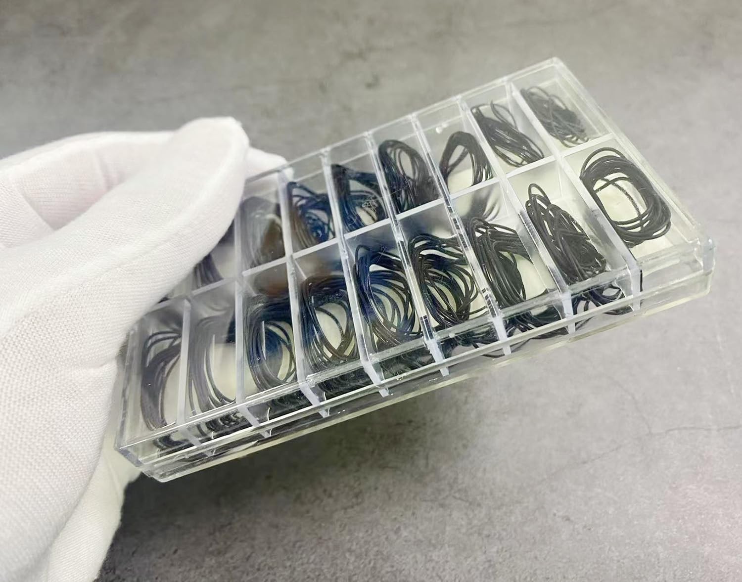 198PCS O Ring Watch Case Gasket Rubber Seal O Ring Watch Gasket Set 18 Type S... gallery