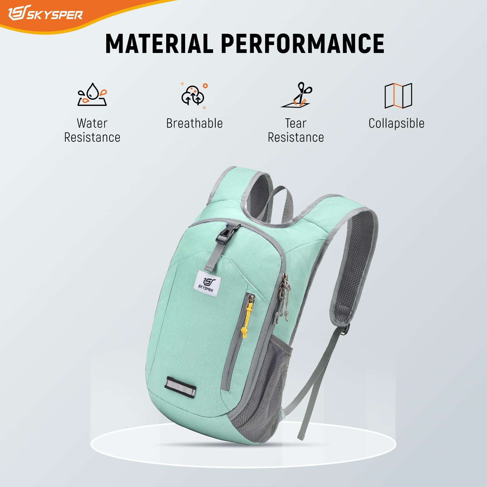 Small Hiking Backpack 10L Foldable Daypack Packable Lightweight Travel Bag 4