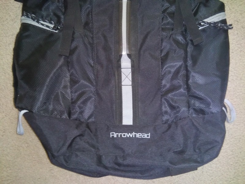 Outdoor Products Arrowhead Backpack - Black w/ Handle Padded Adjustable Day Pack 4