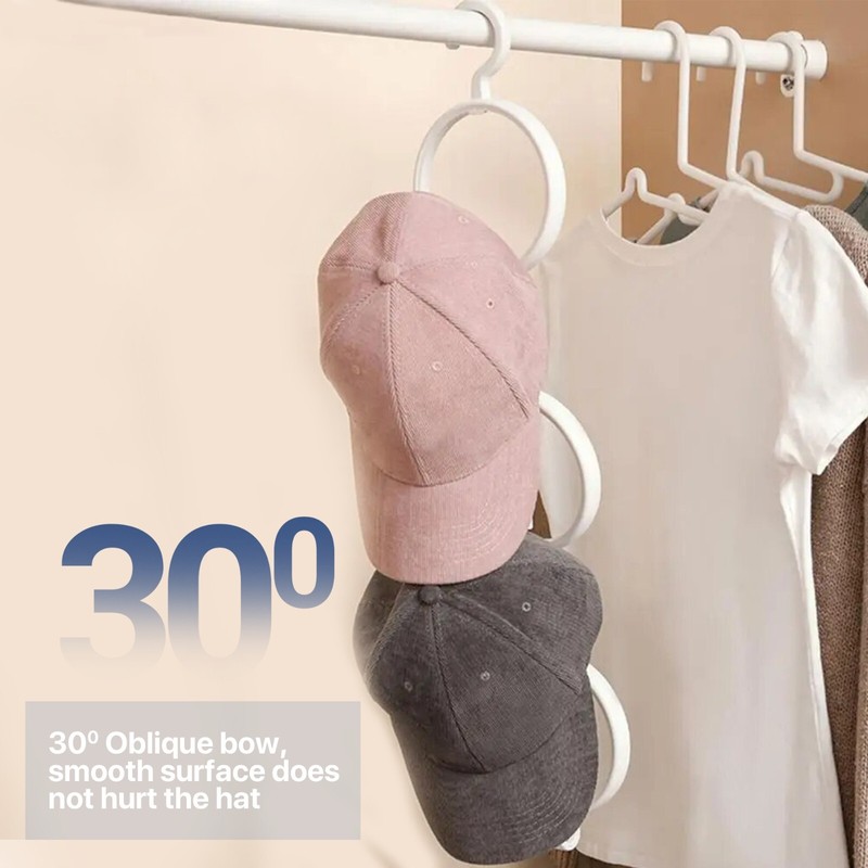Foldably 3-Tier Foldable Hanging Hooks: Compact, No Installation Required gallery