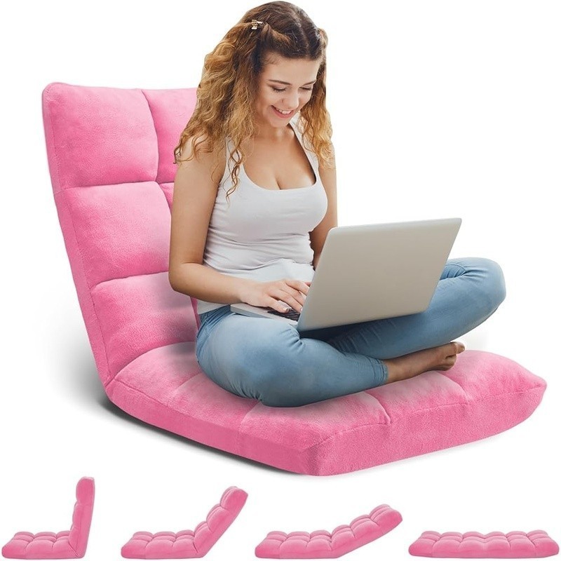 Adjustable Floor Sofa Chair W/ Ergonomic Backrest Gaming Reading Relaxing New gallery