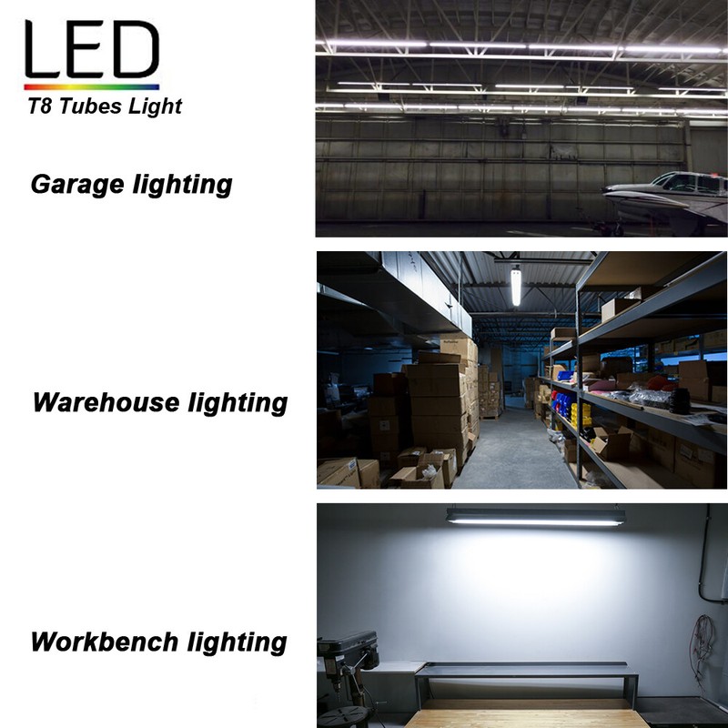 25Pack 8FT LED Tube Light FA8 Single Pin Bulb Light T8 8Feet led shop light tube gallery