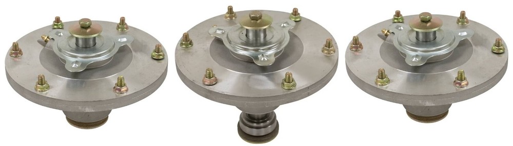 3 Pc blade spindle set for 48"/52" Grasshopper, 2 623760 outer, 1 623761 center