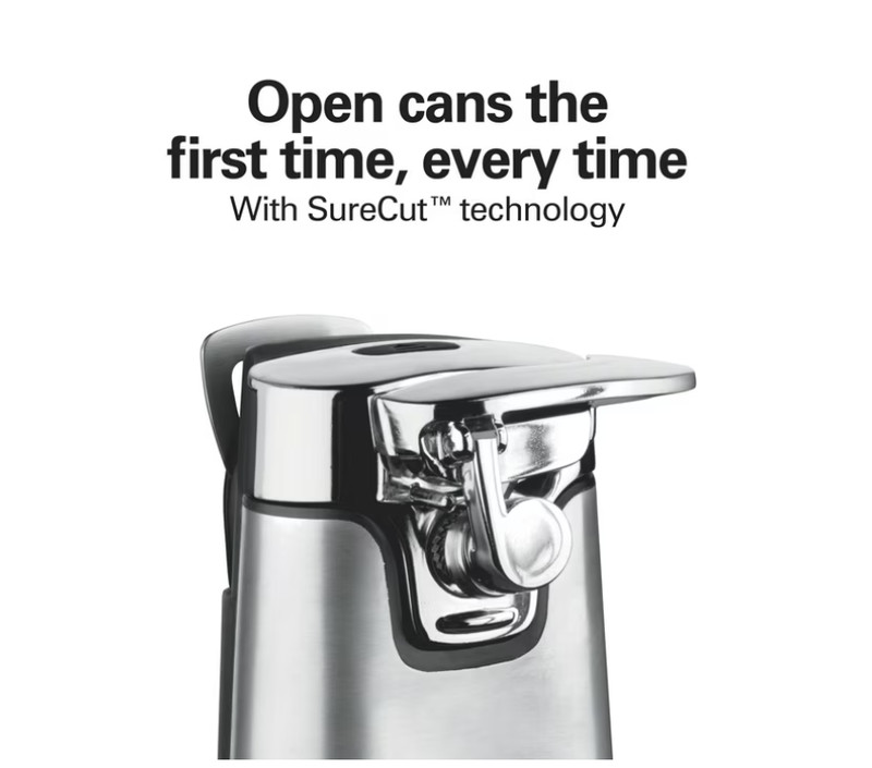 Hamilton Beach SureCut Automatic Electric Can Opener with Multi Tool, Stainless gallery