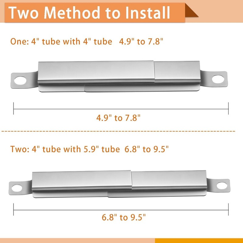 Universal Adjustable Crossover Tubes, Charbroil Carryover Tube for Charbroil 463 gallery