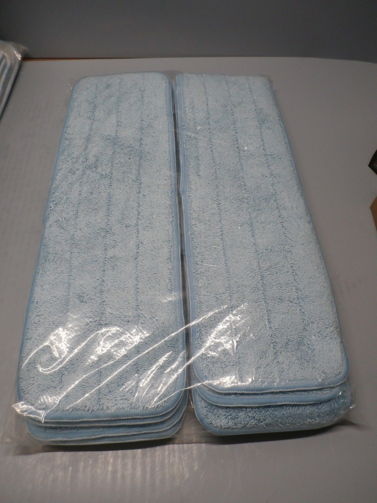12 pack 18 inch Microfiber Replacement Mop Pad Wet & Dry Home & Commercial Clean gallery