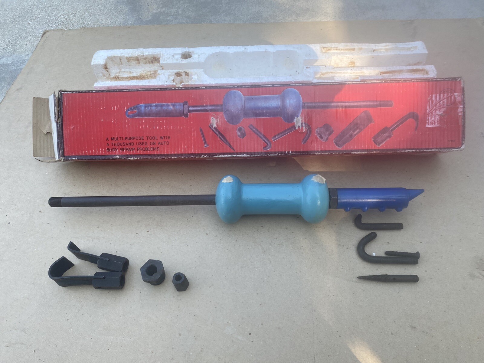 Dent Puller 5 Lb 9 Pc Slide Hammer Body Shop Garage DIY Auto Body Repair gallery