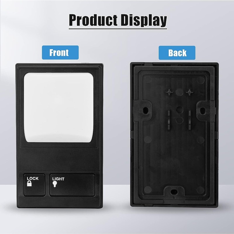 Wall Push Button Wired Switch for Liftmaster Chamberlain Illuminated 41A5273-1 gallery