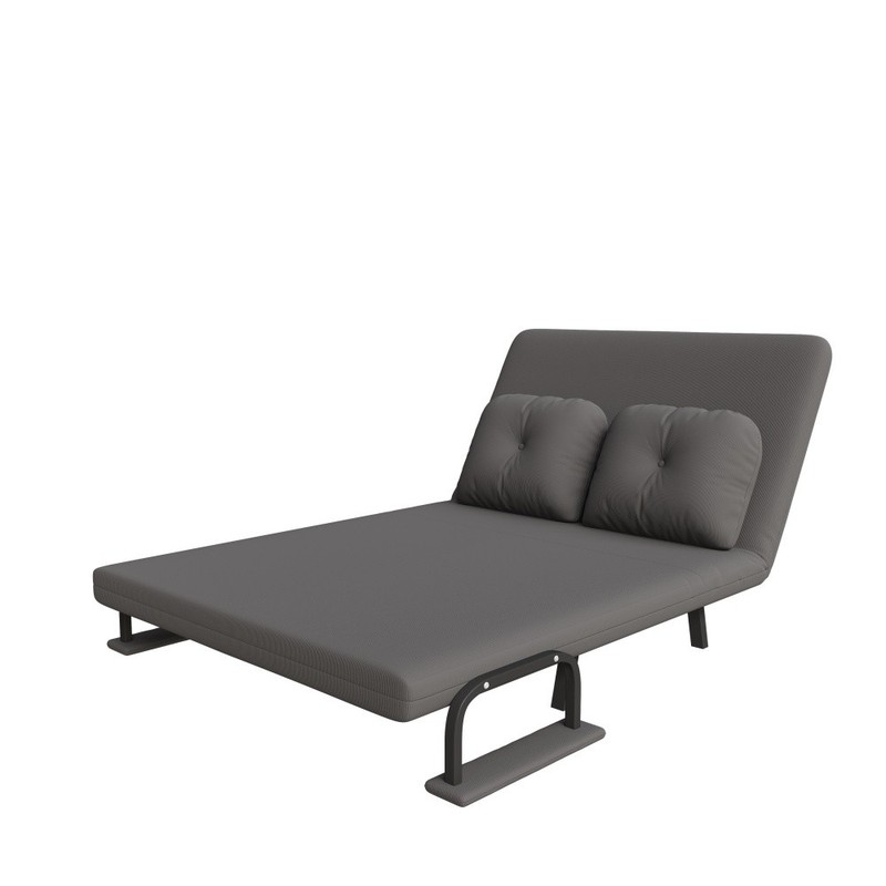 46" Wide Folding Sofa Bed 5-in-1 Convertible Chair for Two 5-Position Adjustable gallery