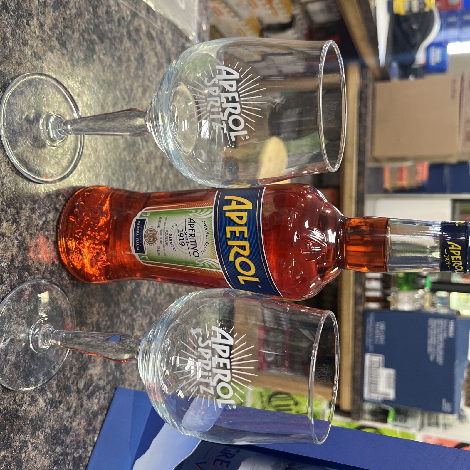 Aperol Spritz Balloon Glassware (set Of 2 ) 18 ounce glasses New 2025 Edition gallery