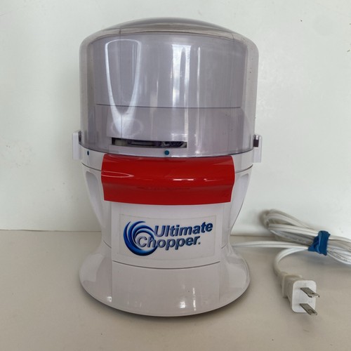 Ultimate Chopper CH-1 Food Processor 500 Watts 750 Megapower RARE RED Tested gallery