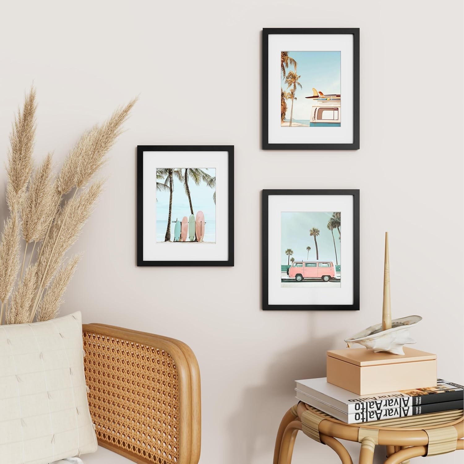 11x14 Picture Frame, Display Pictures 8x10 with Mat or 11x14 without Mat, gallery