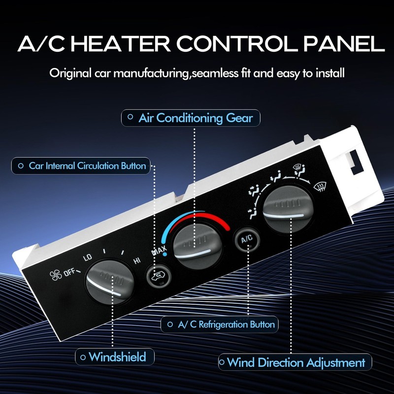 Front Climate Control Module A/C Heater Air Conditioning Panel Unit for Chevy... gallery
