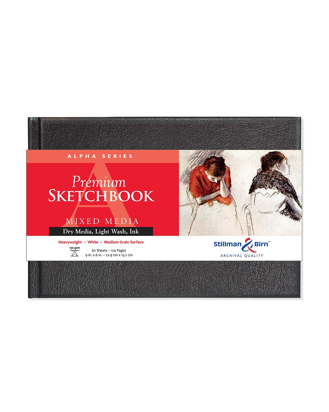 Stillman & Birn Alpha Series - Hardbound Sketchbook - Landscape 9 x 6 - 150gsm gallery
