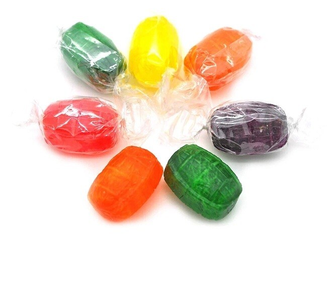 Assorted Fruit Flavored Barrels, Individually Wrapped Bulk Hard Candy (5 Pounds) gallery