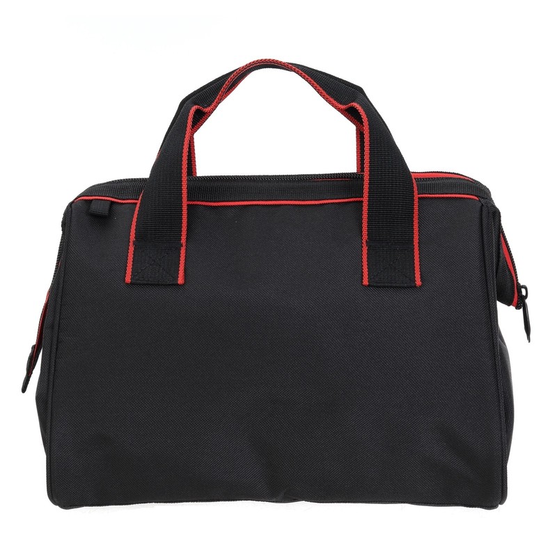Hyper Tough 12-Inch Polyester Tool Bag, with Full-Length Zipper and Double Strap gallery