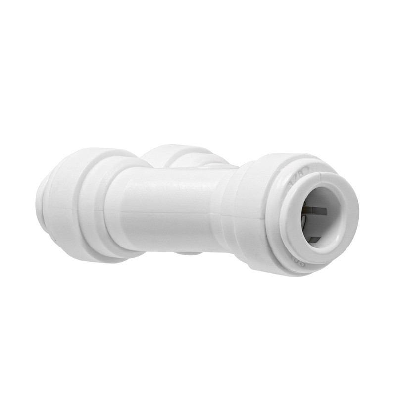 Quick connect two way divider. 3/8" x 3/8" x 3/8" quick connect. Certified by NS gallery