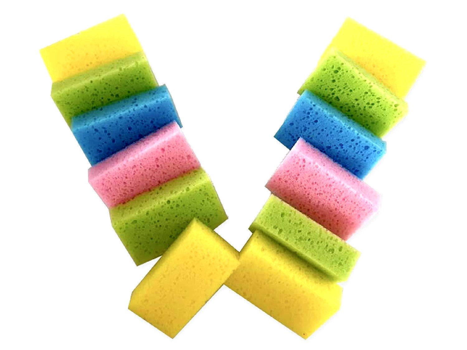 2 Packs 12 Pieces Shining Multi-Use Cleaning Sponge Kitchen Total 24 Pieces gallery
